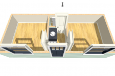  Sandviç Panel Konteyner - Kodu: M-03 (3D)
